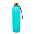 32oz/ 1 Litre Hot selling BPA Free Frosted Plastic Cup Custom Motivational Water Bottle With Times To Drink For  For Fitness